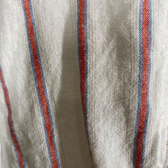 UNIVERSAL THREAD Linen Blend Cropped Collared Shirt - Picture 5 of 6